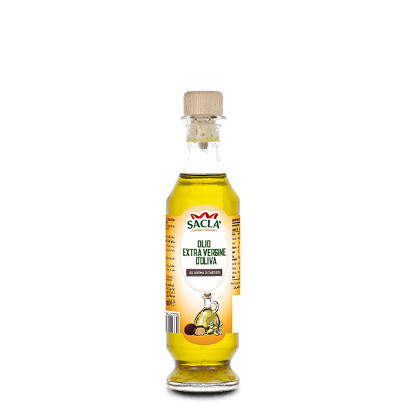 Extra virgin olive oil seasoning with truffle aroma